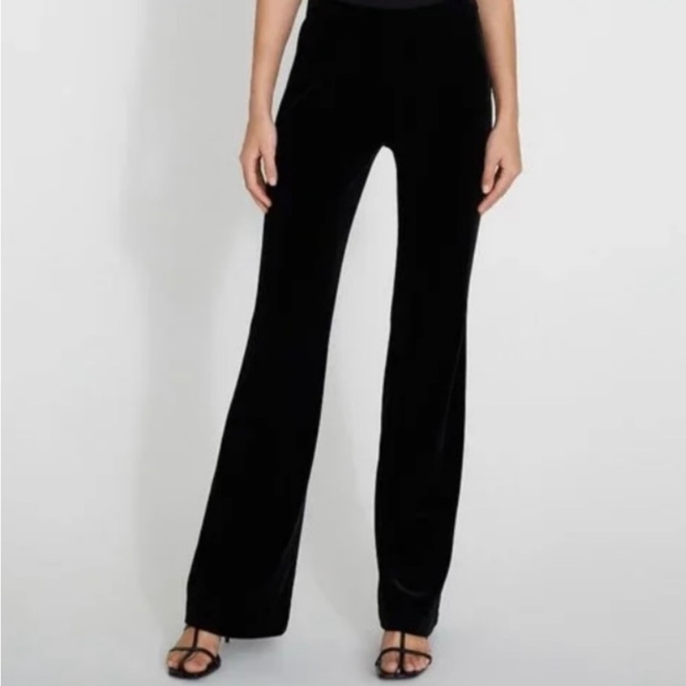 Zara Wide Leg Velvet Pants